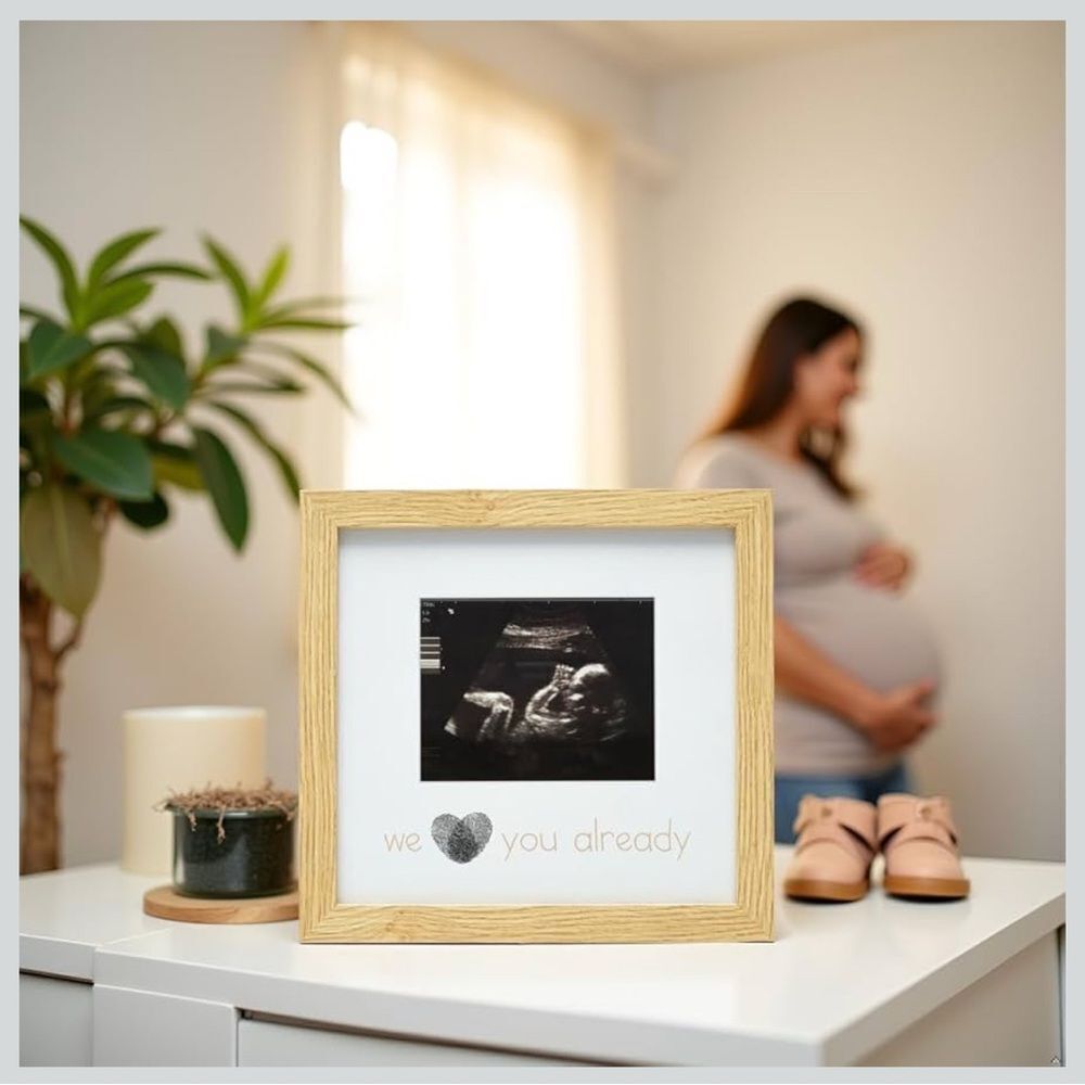 Thumbprint Sonogram Picture Frame with Ink Pad